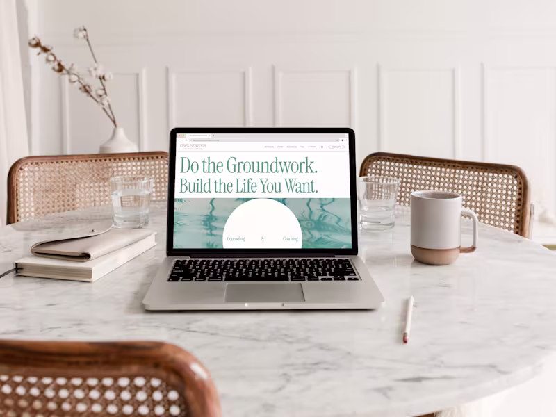Cover image for Groundwork Counseling & Coaching | SquareSpace Website
