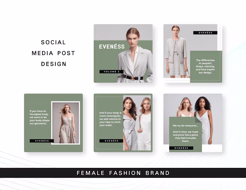 Cover image for Eveness | Social Media Posts