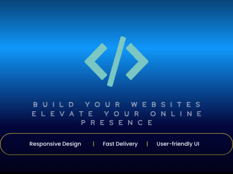 Cover image for Dynamic Web Development (Frontend and backend)