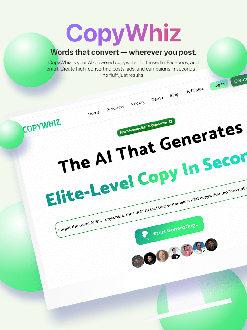 Cover image for CopyWhiz AI