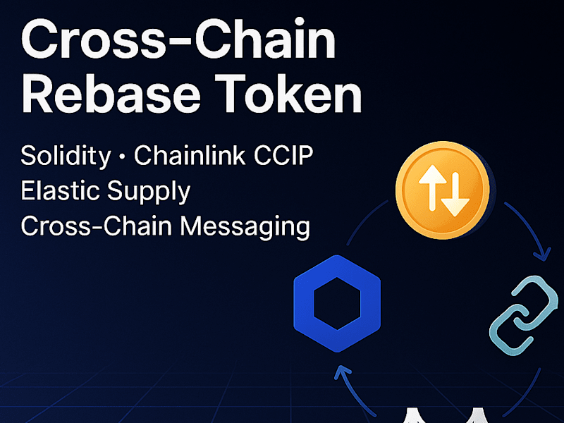 Cover image for Cross-Chain Rebase Token | Chainlink CCIP + Solidity