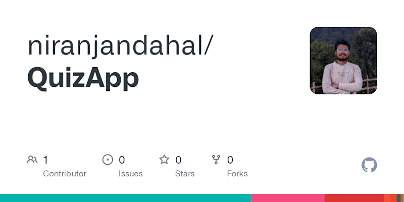 Cover image for niranjandahal/QuizApp