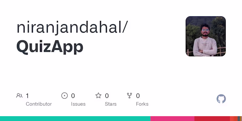 Cover image for niranjandahal/QuizApp