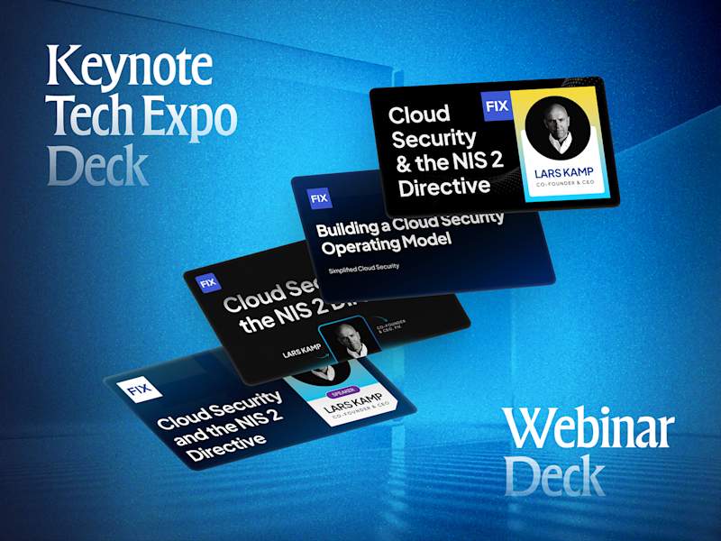 Cover image for Tech Conference Deck for FIX Security