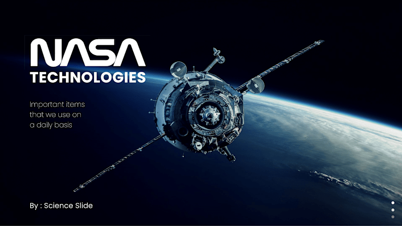 Cover image for NASA Spinoff Technologies : Education Powerpoint Slide Design