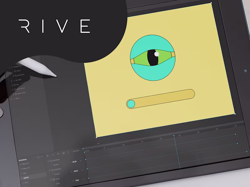 Cover image for Interactive motion design & animation with Rive
