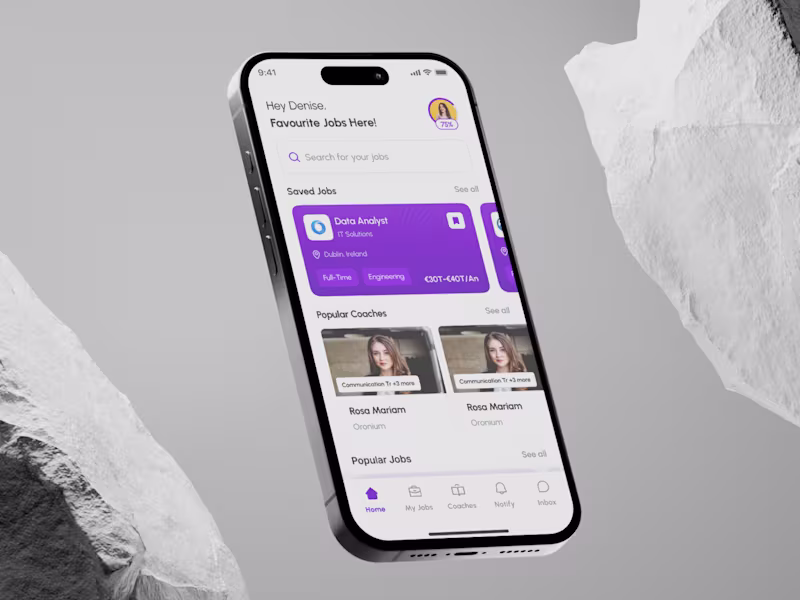Cover image for Career Connect Mobile App - UI/UX