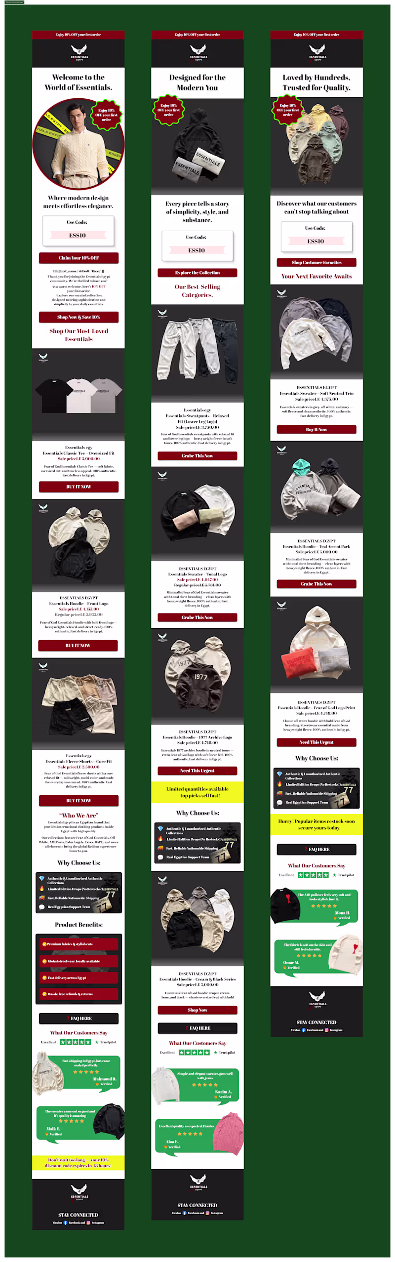 Cover image for “Welcome to Essentials Egypt”