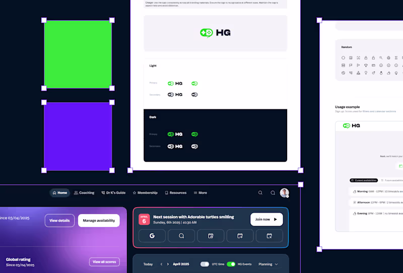 Cover image for UX/UI Design System for Coaching Platform