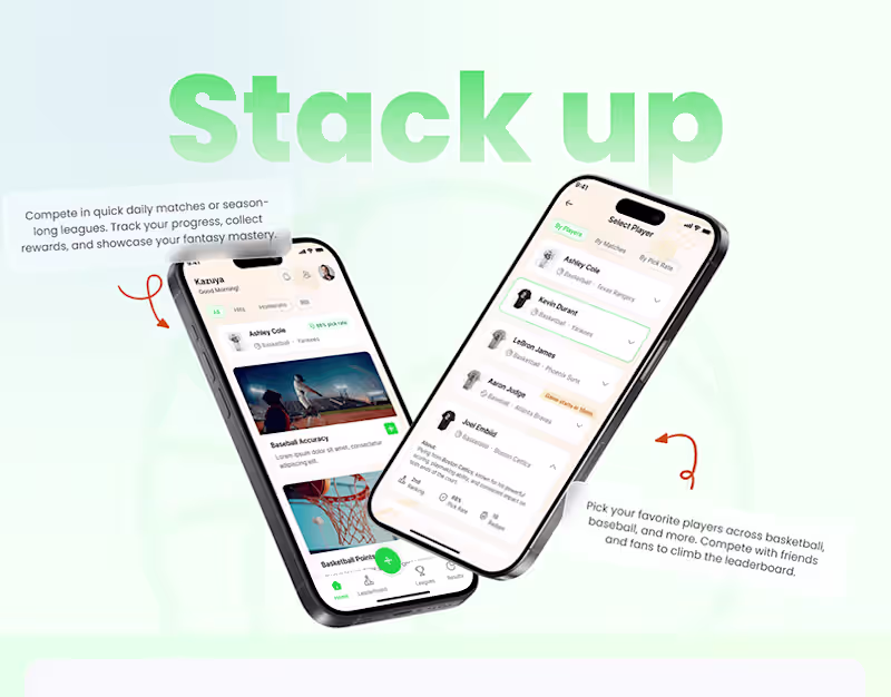 Cover image for Sports, Leagues & Competitions Mobile UI/UX Design