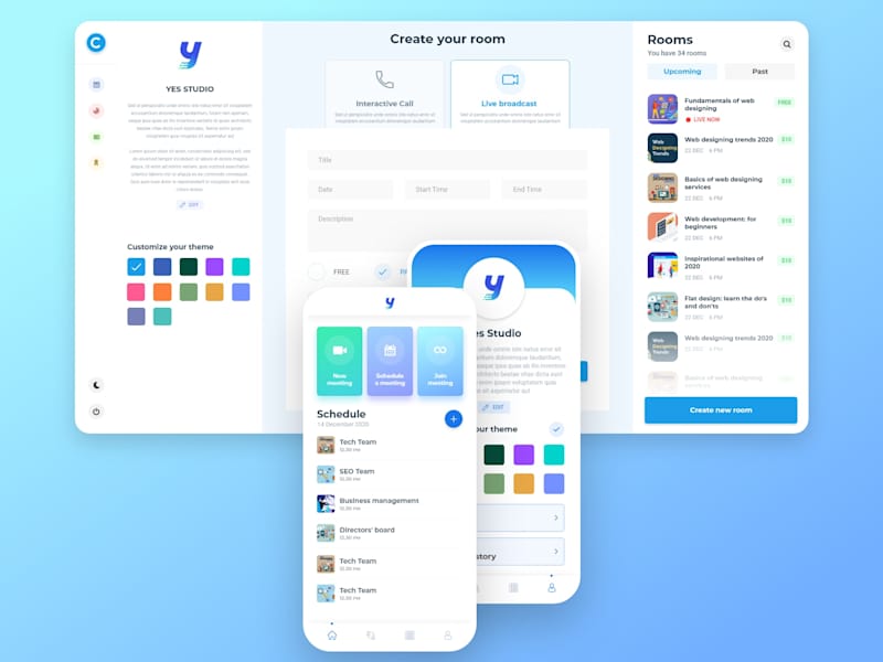 Cover image for Clowdmeet - Video Conference App / Website