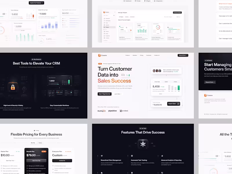 Cover image for Awesome SaaS UI/UX Website Design in Figma