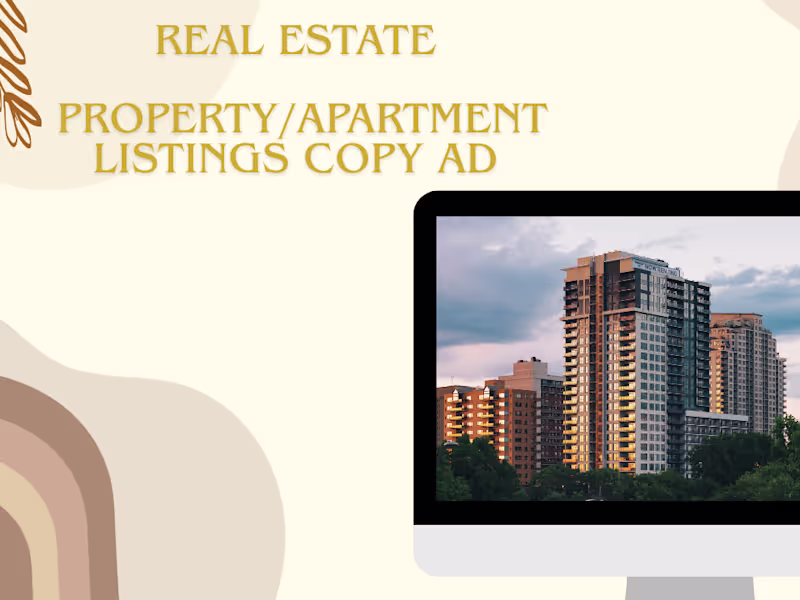 Cover image for Real Estate Sales Copywriting Listings, Ads & Landing Pages