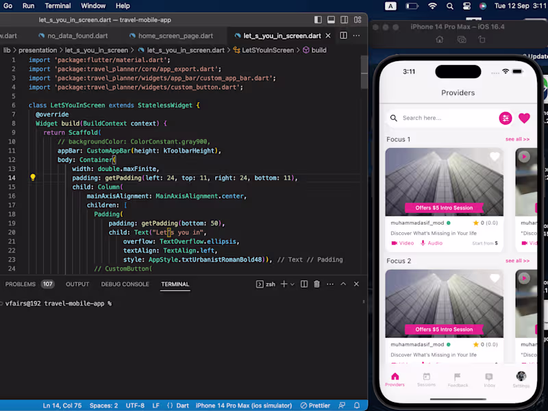 Cover image for Mobile App Development with Flutter