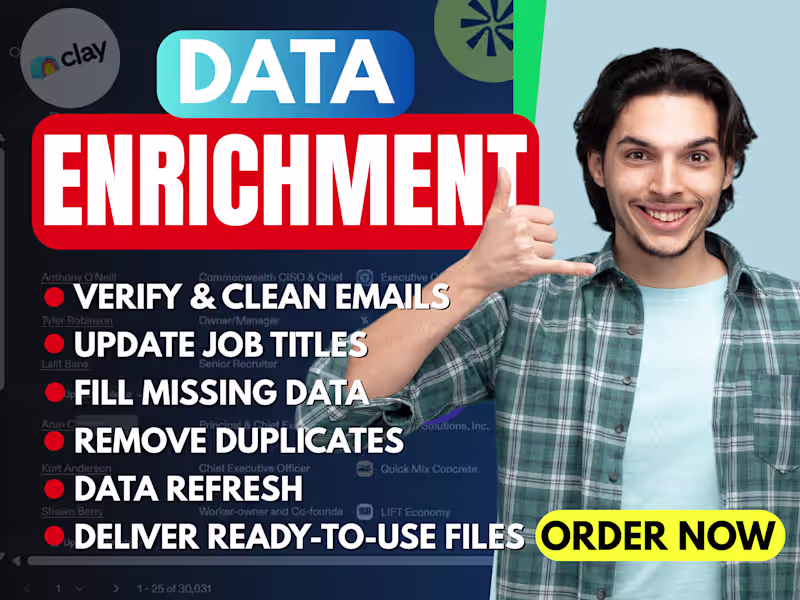 Cover image for Data Enrichment & Lead Verification for Accurate B2B Outreach