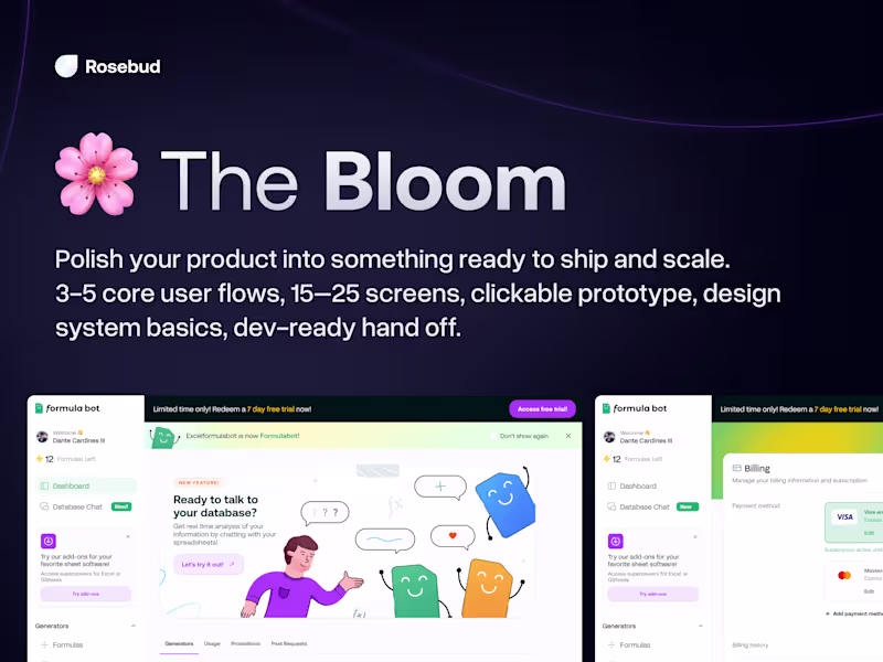 Cover image for 🌸 The Bloom (MVP → Ship-Ready)