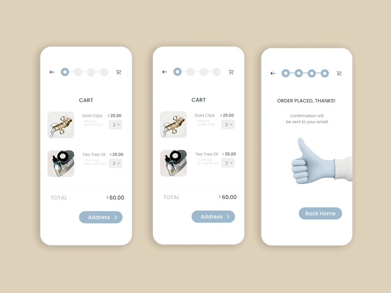 Cover image for Ecommerce App | Daily UI 002 (Checkout)