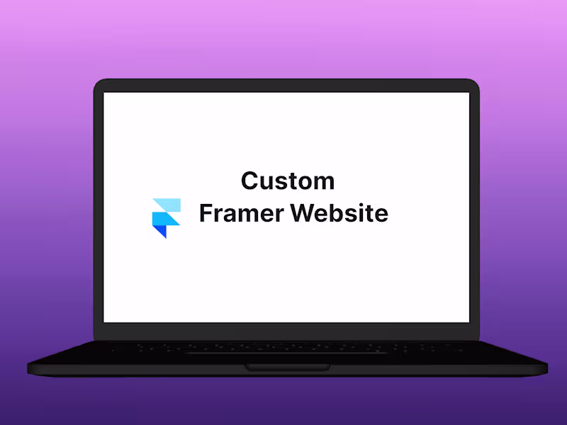 Cover image for Custom Framer Website Solutions