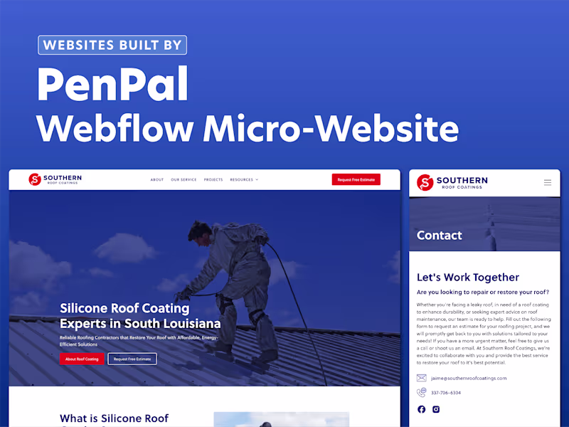 Cover image for Webflow Micro-Website
