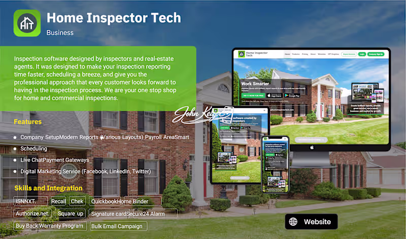 Cover image for Home Inspector Tech - React