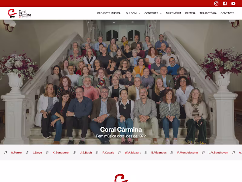 Cover image for Coral Càrmina – Website Redesign in Framer
