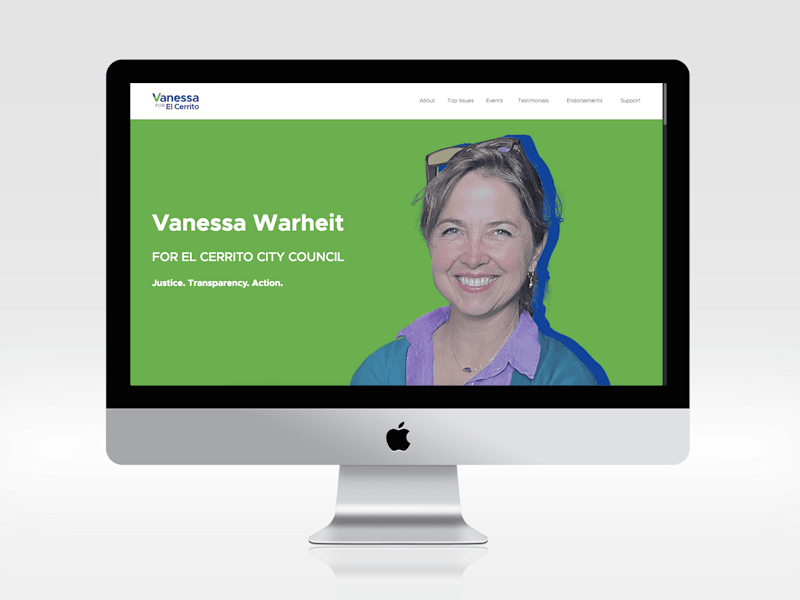 Cover image for Vanessa for El Cerrito Website