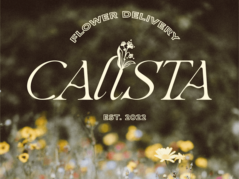 Cover image for Calista Flower Delivery Brand Design