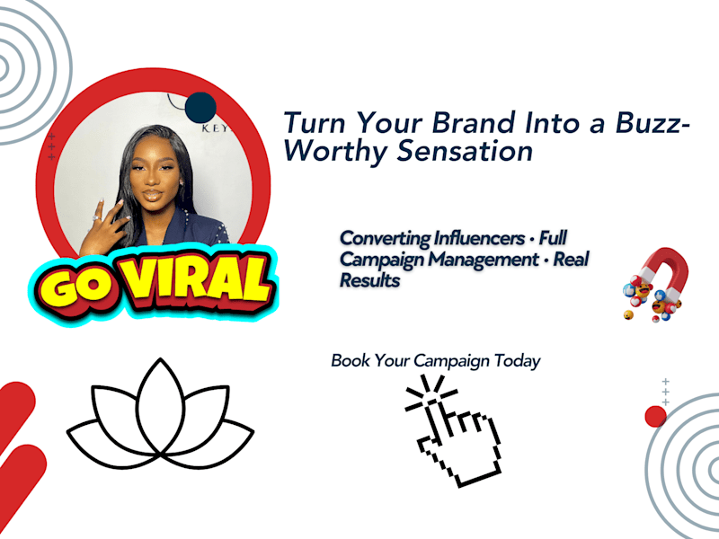 Cover image for Influencer and UGC  marketing campaign management for your Brand