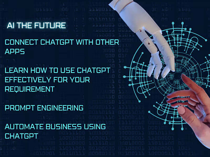 Cover image for Teach chatGPT for individual or business applications
