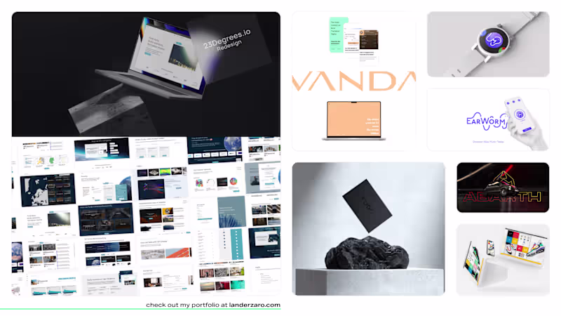 Cover image for Check out my portfolio at landerzaro.com