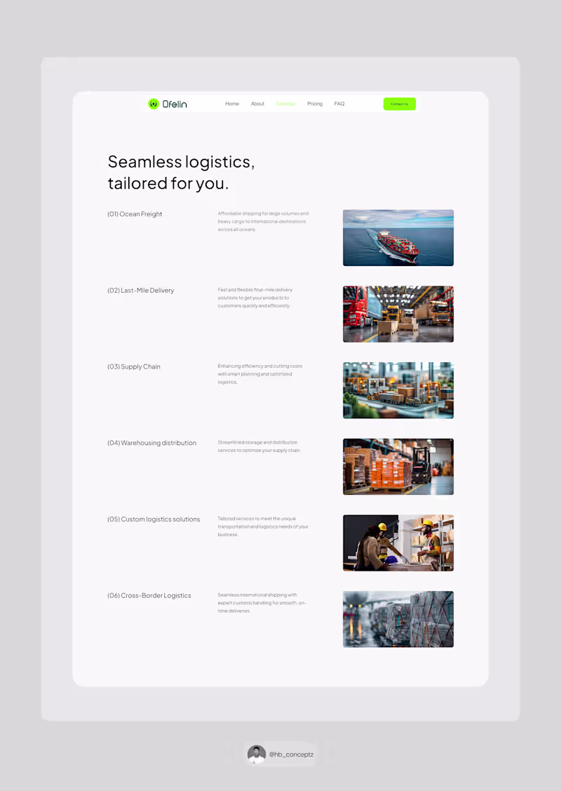 Cover image for Seamless logistics = better business.
Every