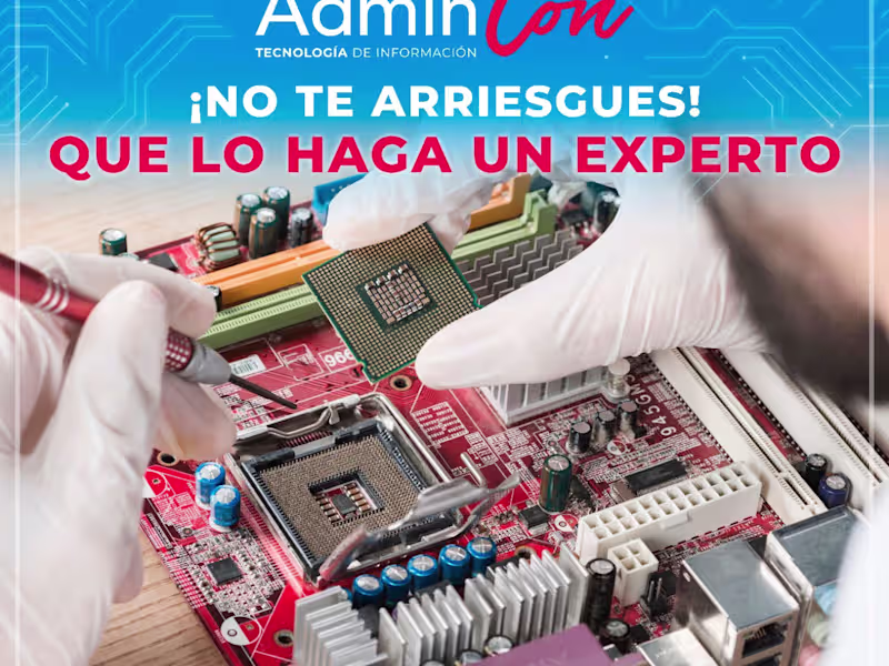 Cover image for Reparación y mantenimiento a equipo de cómputo