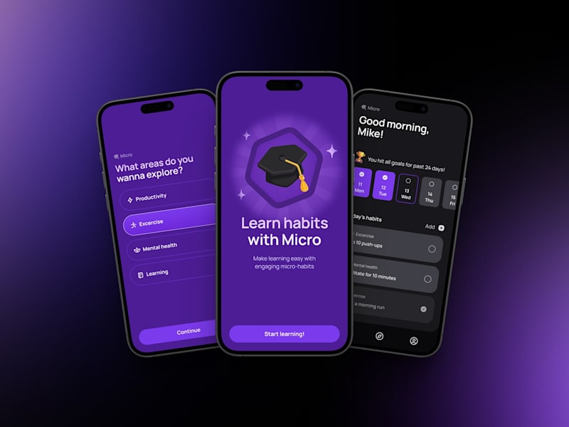 Cover image for Micro - Gamified micro-habits for daily growth