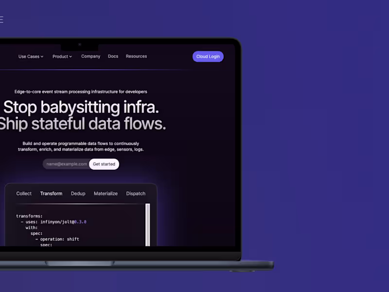 Cover image for Brand + Website Design & Development for InfinyOn