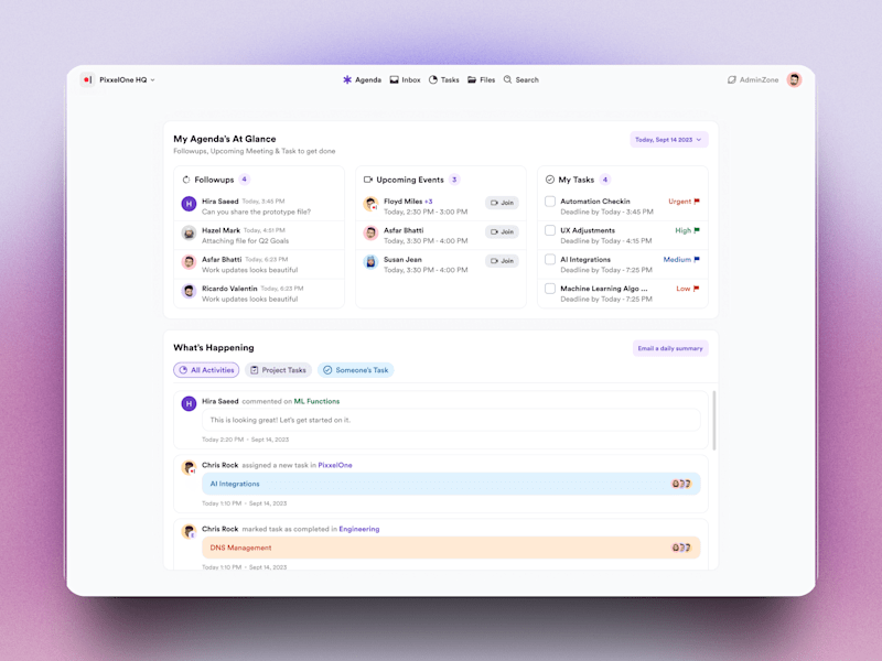 Cover image for EpicAgenda - SaaS Team Collaboration App
