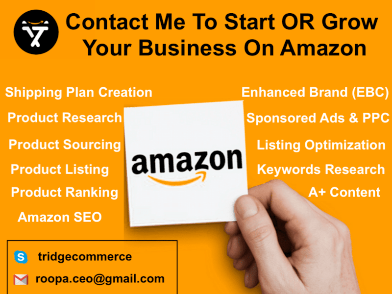 Cover image for Start your own Amazon Business Full end to End Services