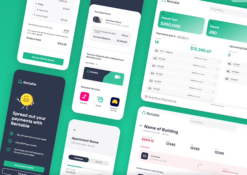 Cover image for UI/UX Consulting & Design for Rentable