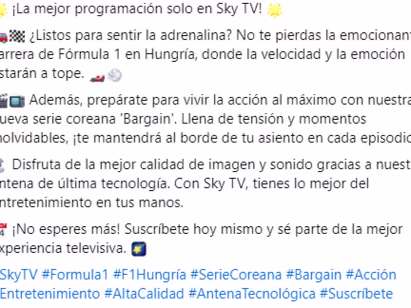 Cover image for Creacion de Copy para la necesidad de la publicación y objetivo