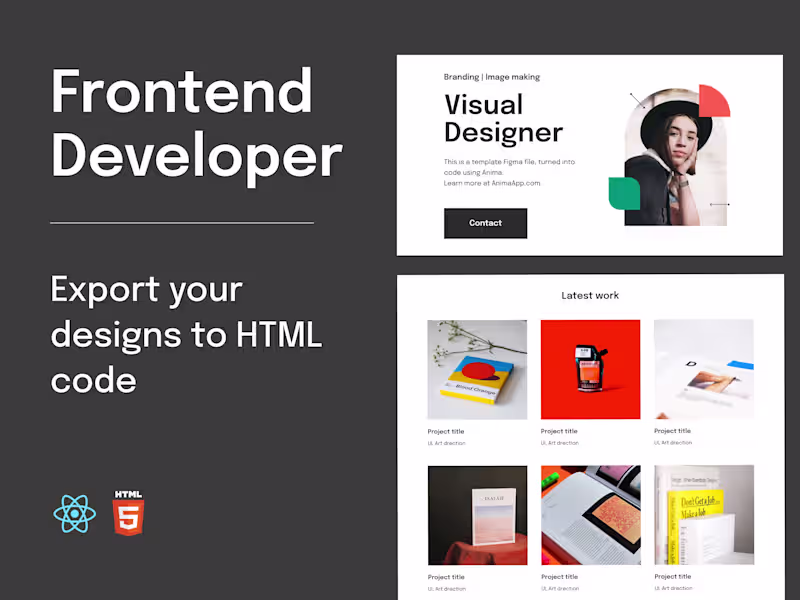 Cover image for I will be your frontend react js developer