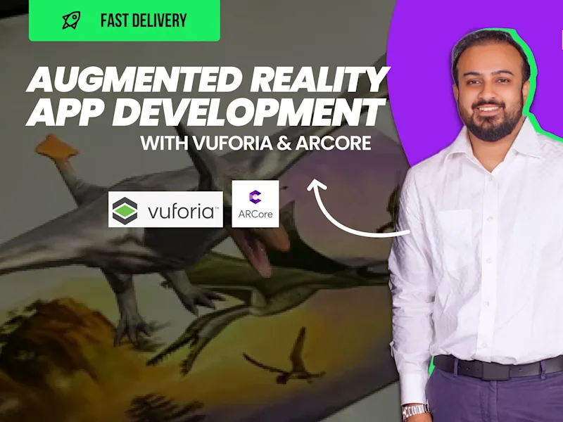 Cover image for I will make augmented reality app with vuforia and arcore