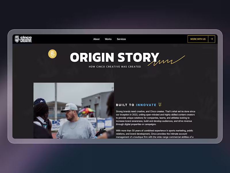 Cover image for Cinco Creates Website Design + Development