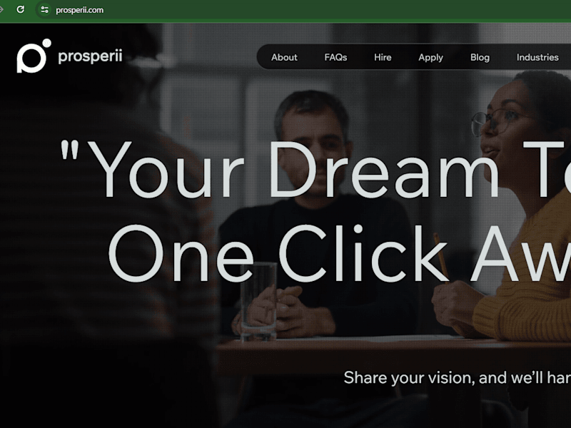 Cover image for “Prosperii: Your Gateway to Elite Remote Talent Across Diverse …