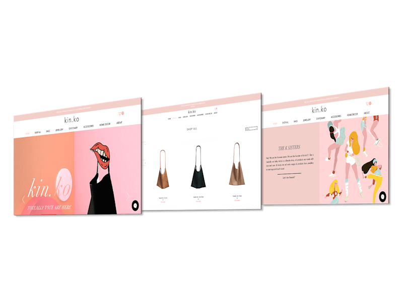 Cover image for Web Design for KIN.KO 