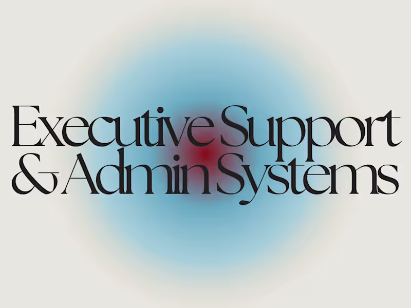 Cover image for Executive Operations Assistant