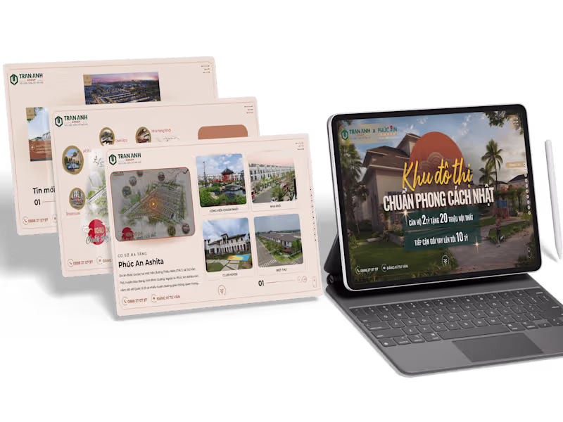 Cover image for DESIGN PROJECT
WEBSITE PHUC AN ASHITA