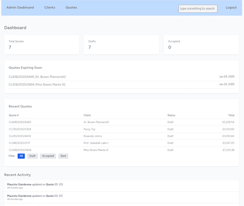 Cover image for Laravel Quote Builder with PDF Export