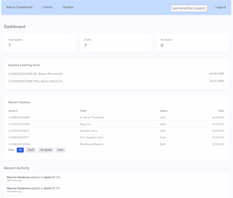 Cover image for Laravel Quote Builder with PDF Export