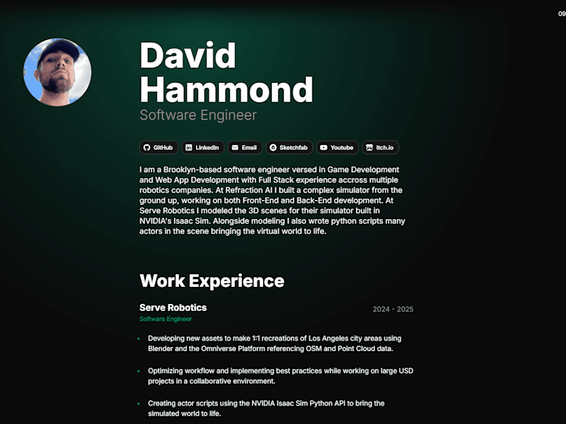 Cover image for GitHub - DavidCHammond/Portfolio