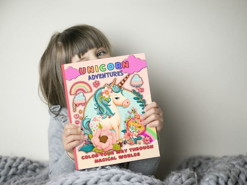 Cover image for Low Content Children's Coloring Book Cover Picture