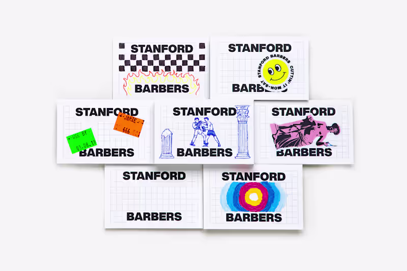 Cover image for Stanford Barbers Rebrand